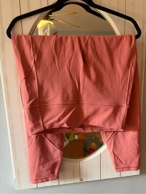 lululemon athletica Coral-Red High-Rise Leggings
